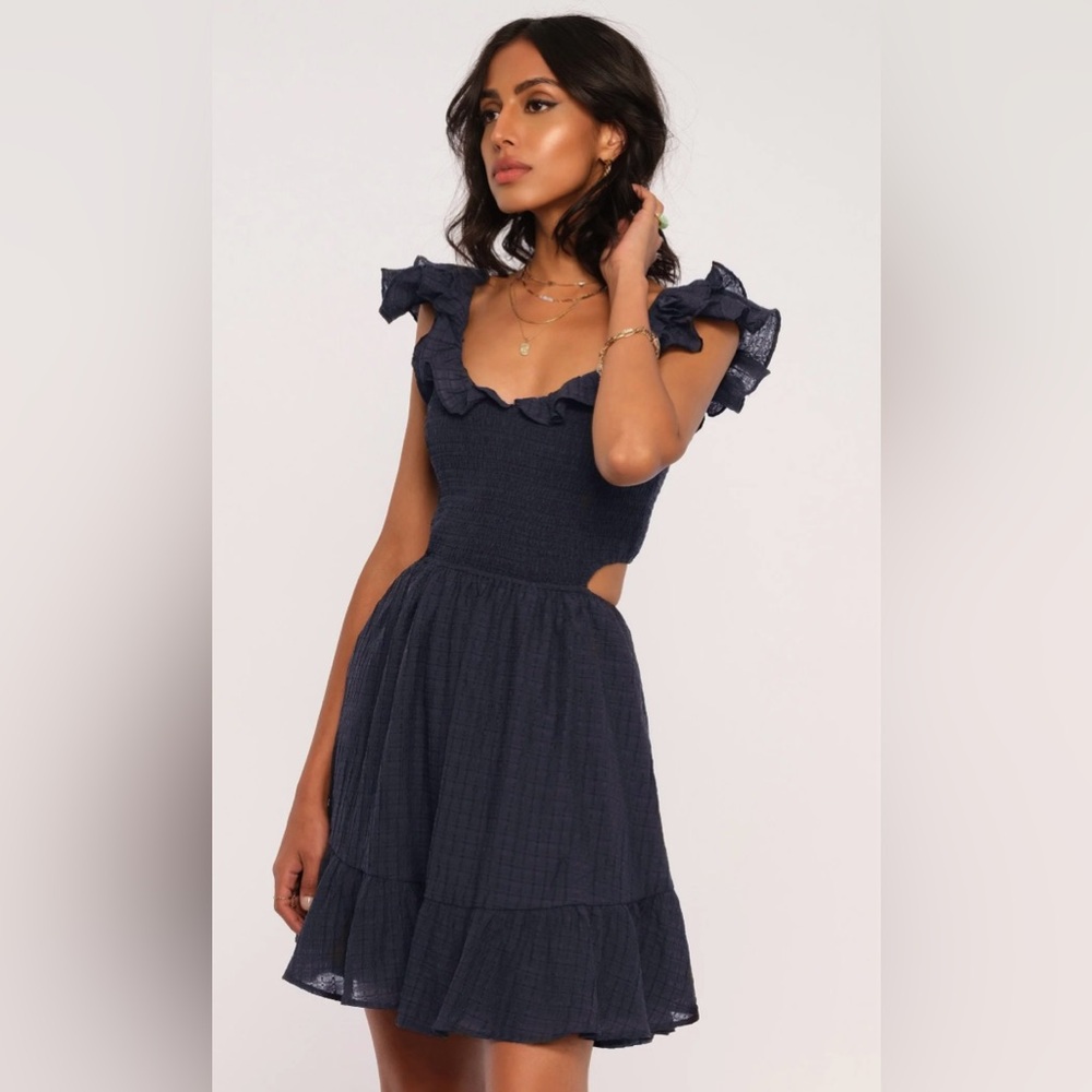 Revolve HEARTLOOM Juny Dress Indigo